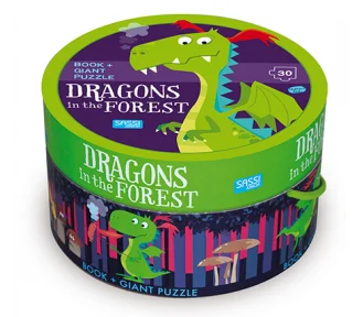 Instructive children's talesInstructive children's talesSassi Book and Giant Puzzle - DRAGON IN THE FOREST Instructive children's talesInstructive children's talesSassi Book and Giant Puzzle - DRAGON IN THE FOREST