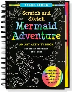 Enchanting children's books Enchanting children's books SCRATCH & SKETCH MERMAID ADVENTURE TRACE-ALONG