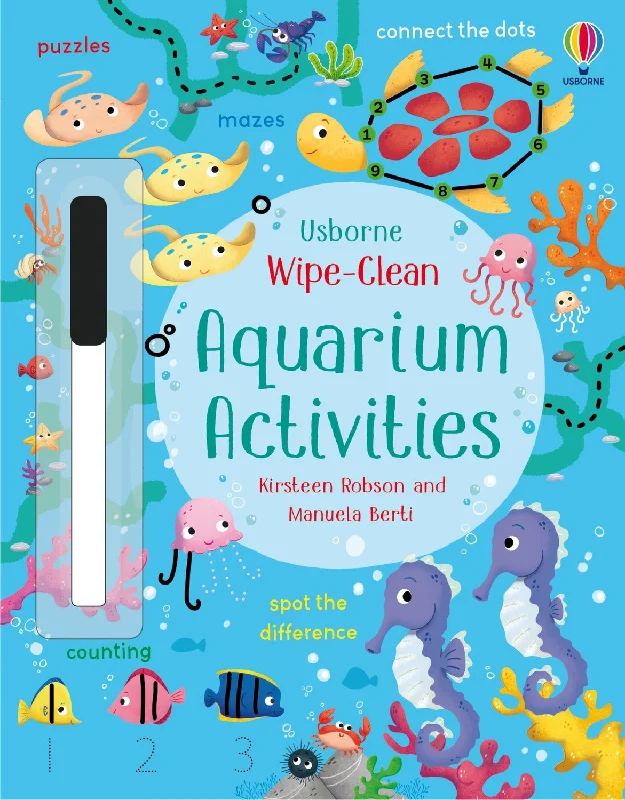 Thought-provoking children's literature Thought-provoking children's literature Wipe-Clean Aquarium Activities