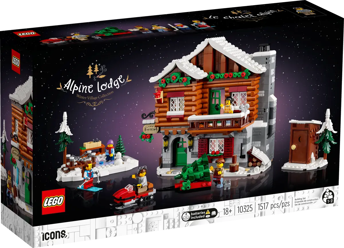 Universally loved LEGO toys10325 LEGO ICONS ALPINE LODGE