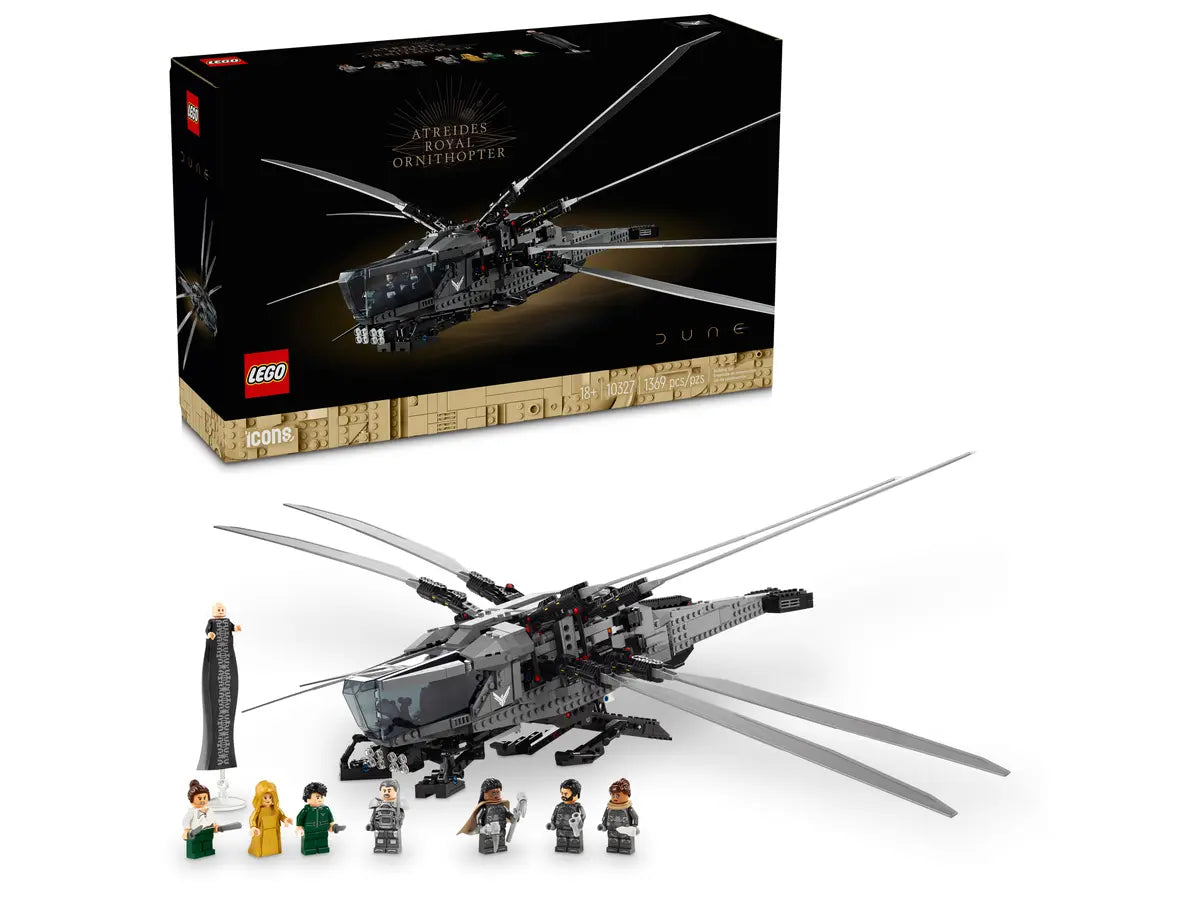 Offering interactive play LEGO10327 LEGO ICONS DUNE ATREIDES ROYAL ORNITHOPTER