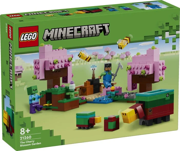 Creatively inspiring LEGOLego Minecraft - The Cherry Blossom Garden 21260