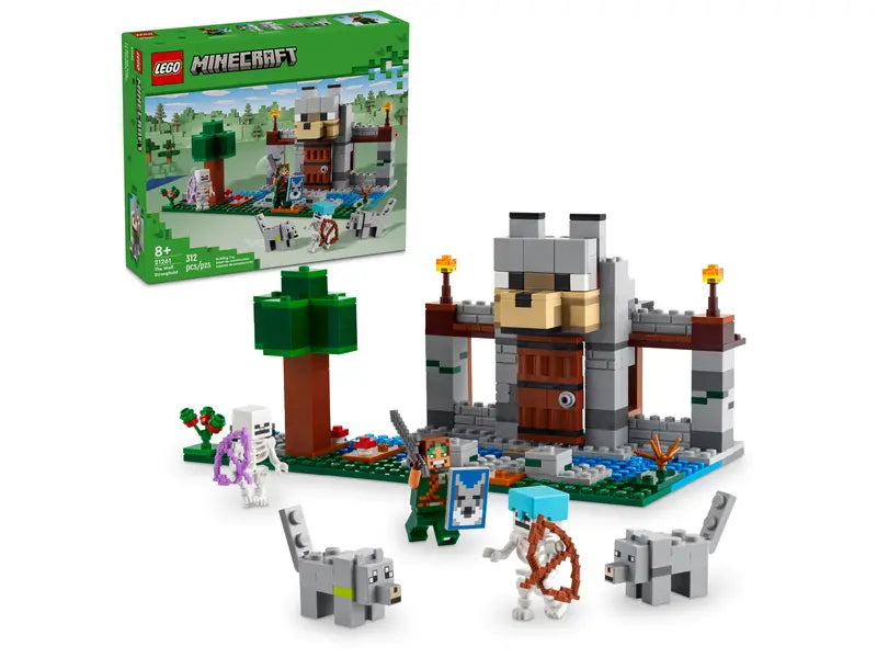 Fun-filled LEGO adventuresLego Minecraft - The Wolf Stronghold 21261