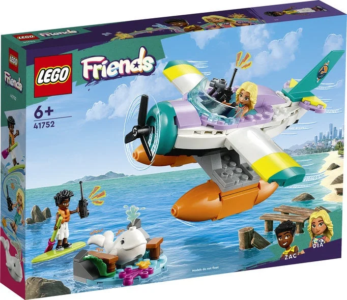 Iconic and recognizable LEGO charactersLego Friends - Sea Rescue Plane 41752