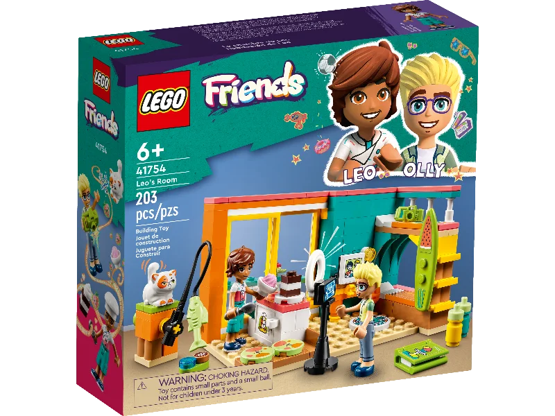 Timeless and classic LEGO toysLEGO Friends - Leo's Room Baking Themed Playset with Pet 41754