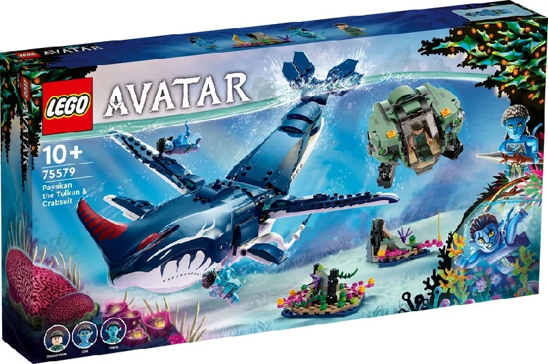 Finely detailed LEGO structuresLego Avatar - Payakan the Tulkun & Crabsuit - 75579
