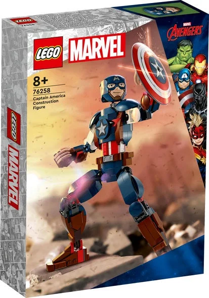 Inspiring problem-solving LEGO challengesLego Marvel - Captain America Construction Figure 76258 Inspiring problem-solving LEGO challengesLego Marvel - Captain America Construction Figure 76258