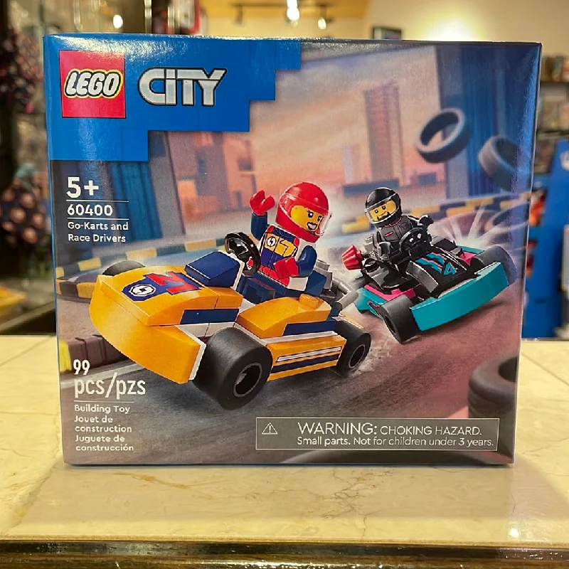 Beautifully crafted LEGO sculpturesBrickhouse 60400 Lego Go Karts Race Drivers