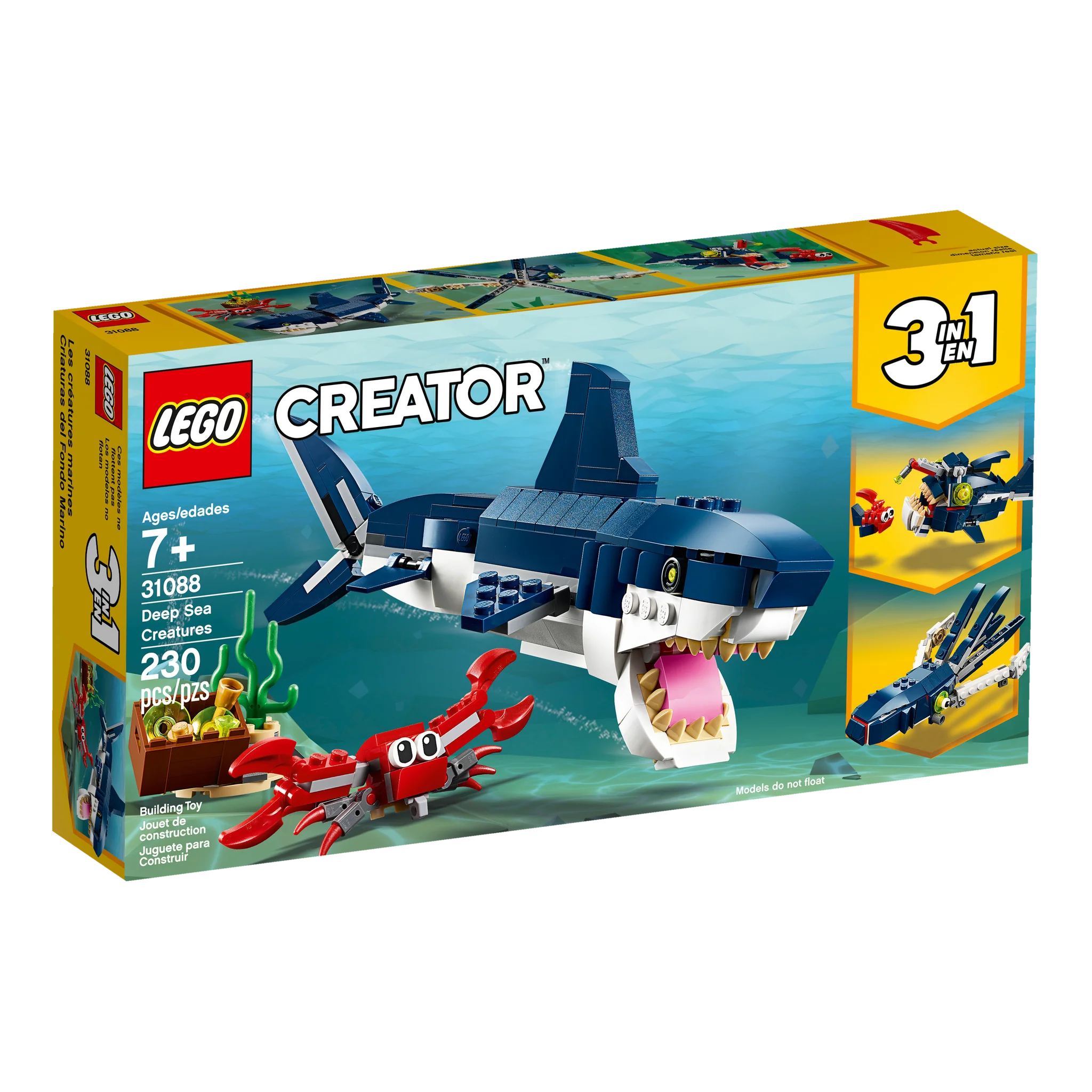 Offering educational value LEGOBrickhouse LEGO 31088 Deep Sea Creatures