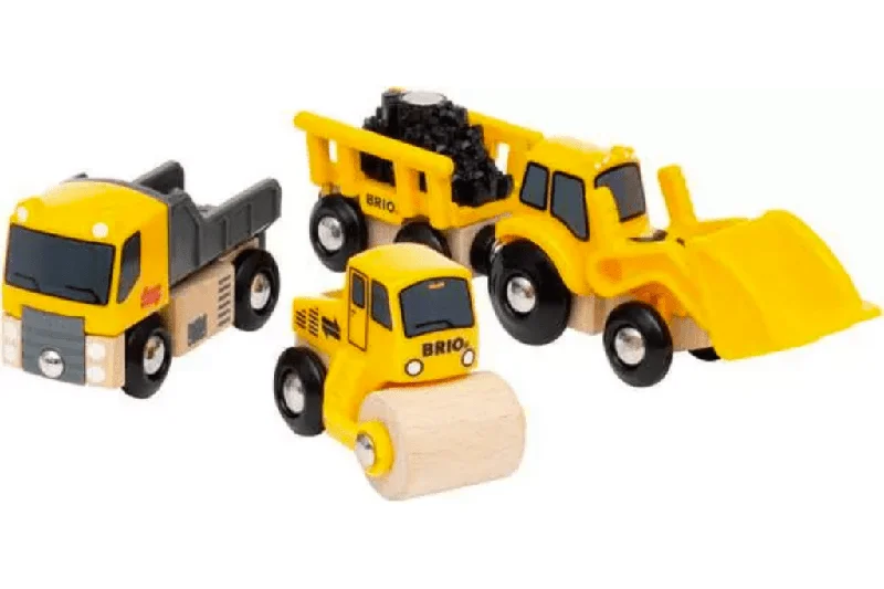 detailed and intricate wooden toys                   Construction Vehicles
