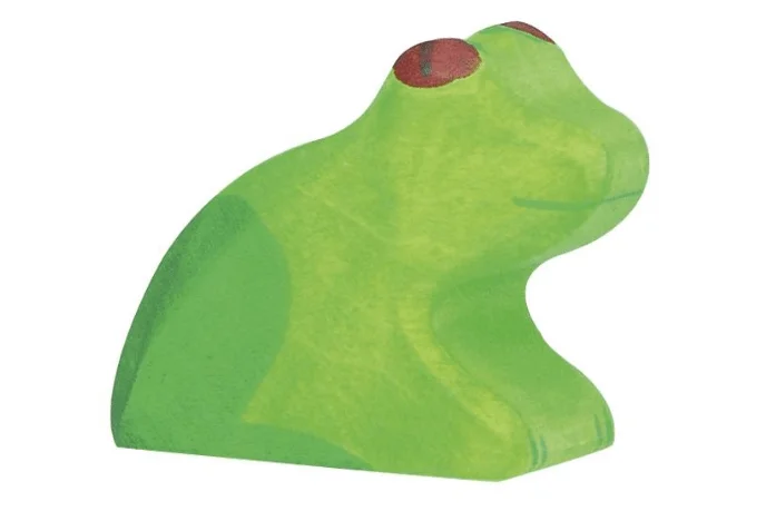 educational wooden toys                   Holztiger Frog
