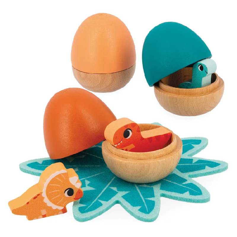 charming wooden toys                   Dino Suprise Eggs