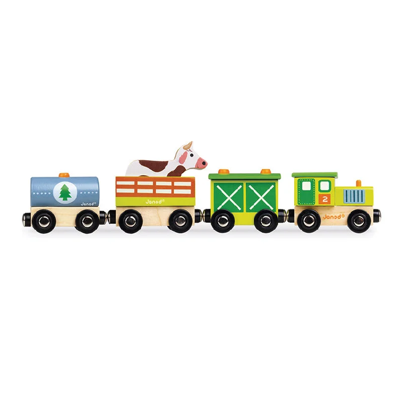 robust and engaging wooden toys for kids                   Farm Train