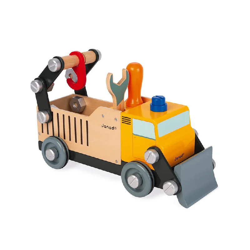 robust and durable wooden toys that withstand the test of time Janod Brico'kids DIY Construction Truck robust and durable wooden toys that withstand the test of time Janod Brico'kids DIY Construction Truck