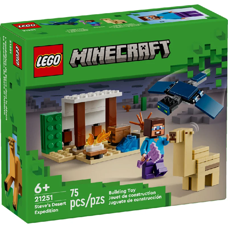 Creatively inspiring LEGOLEGO® Minecraft: La Expedición de Steve al Desierto