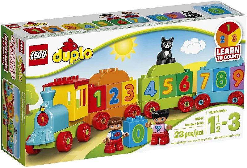 Promoting fine motor skills LEGO setsLEGO 10847 DUPLO Number Train Playset