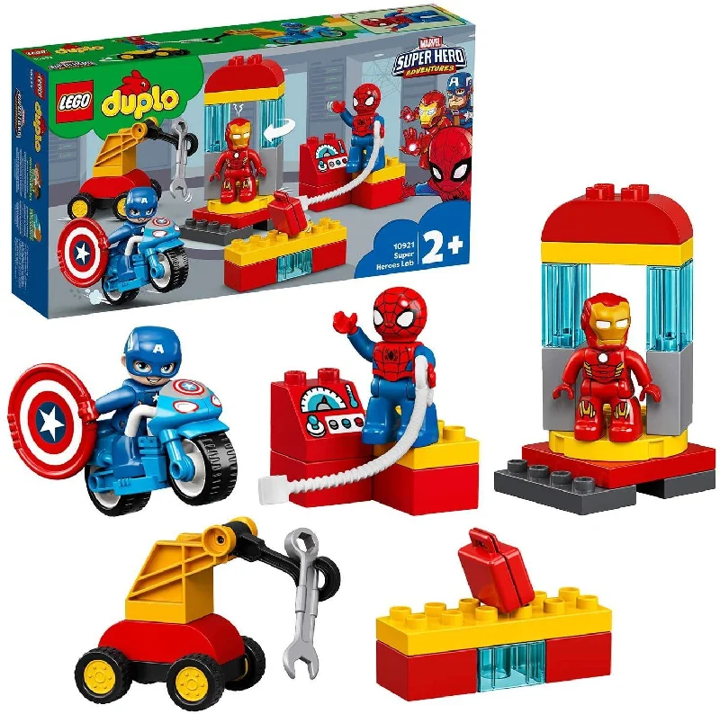 Inspiring future engineers LEGOLEGO DUPLO 10921 Marvel Super Heroes Lab with Spiderman, Ironman and Captain America Inspiring future engineers LEGOLEGO DUPLO 10921 Marvel Super Heroes Lab with Spiderman, Ironman and Captain America