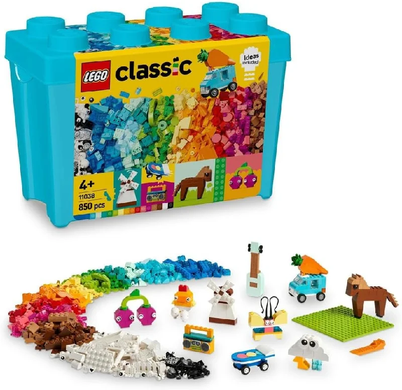 Inspiring problem-solving LEGO challengesLEGO 11038 Classic Vibrant Creative Brick Box Building Toy