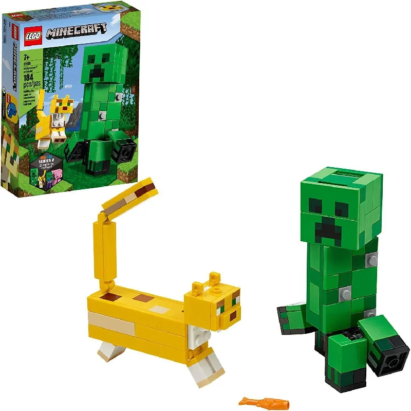 Inspiring problem-solving LEGO challengesLEGO 21156 MINECRAFT BigFig Creeper and Ocelot Inspiring problem-solving LEGO challengesLEGO 21156 MINECRAFT BigFig Creeper and Ocelot