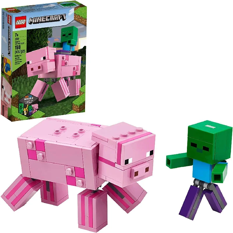 Thematically rich LEGO setsLEGO MINECRAFT 21157 BigFig Pig with Baby Zombie