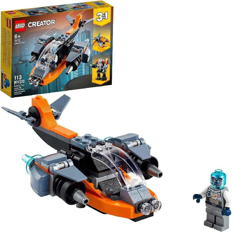 Timeless and classic LEGO toysLEGO CREATOR 3in1 31111 Cyber Drone