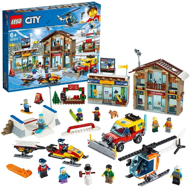 Imagination-sparking LEGO setsLEGO 60203 CITY Ski Resort with Helicopter