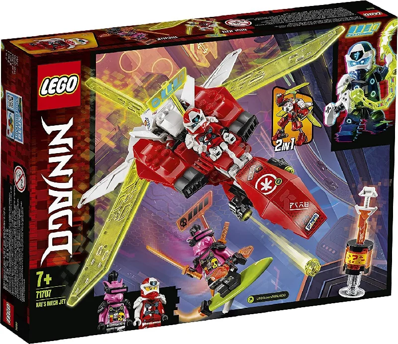 Gender-neutral LEGO toysLEGO NINJAGO 71707 Legacy Kai's Mech Jet Construction Set