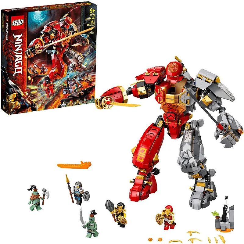 Encouraging social interaction LEGOLEGO NINJAGO 71720 Fire Stone Mech Building Kit