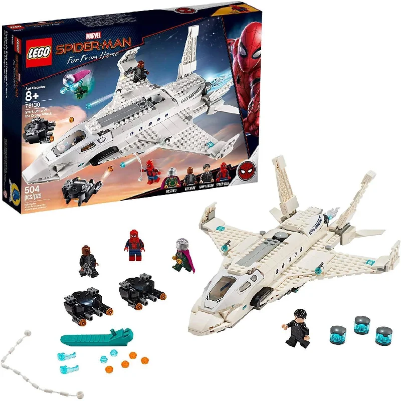 Iconic and recognizable LEGO charactersLEGO MARVEL 76130 Spider Man Far From Home: Stark Jet and the Drone Attack Iconic and recognizable LEGO charactersLEGO MARVEL 76130 Spider Man Far From Home: Stark Jet and the Drone Attack