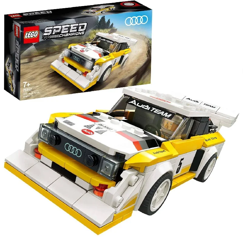 Seamlessly fitting LEGO connectionsLEGO SPEED CHAMPIONS 76897 Audi Sport Quattro S1 Racer Building Set Seamlessly fitting LEGO connectionsLEGO SPEED CHAMPIONS 76897 Audi Sport Quattro S1 Racer Building Set