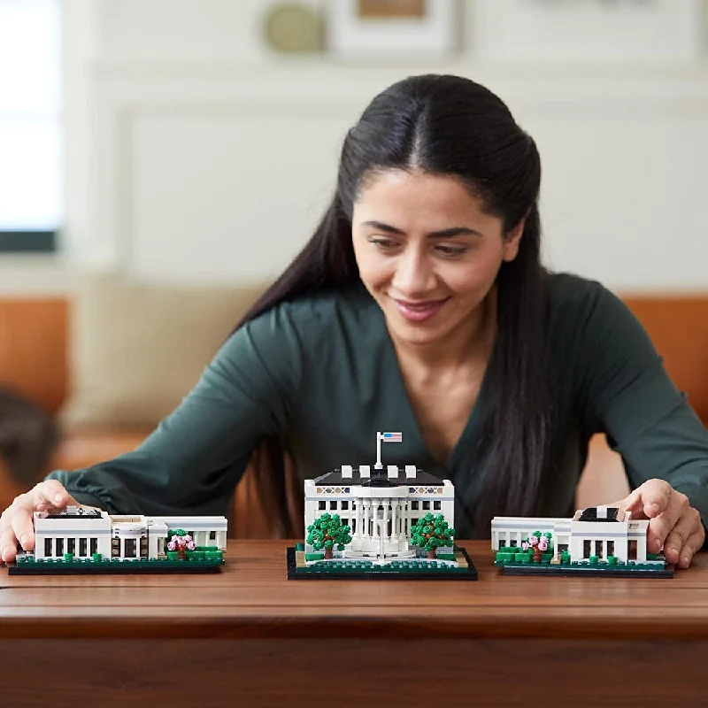 Offering a sense of accomplishment LEGOLEGO Architecture Collection: The White House Building Blocks Kit (1,483 Pieces) - 21054 - (COD Not Available) Offering a sense of accomplishment LEGOLEGO Architecture Collection: The White House Building Blocks Kit (1,483 Pieces) - 21054 - (COD Not Available)