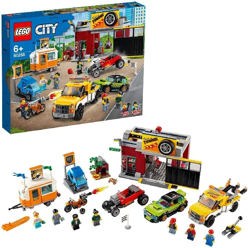 Non-toxic and safe LEGO toysLEGO CITY 60258 Nitro Wheels Tuning Workshop Building Set Non-toxic and safe LEGO toysLEGO CITY 60258 Nitro Wheels Tuning Workshop Building Set
