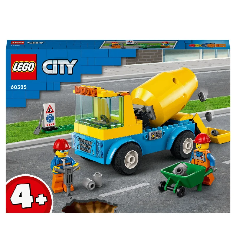 Fun-filled LEGO adventuresLEGO City - Cement Mixer Truck 60325