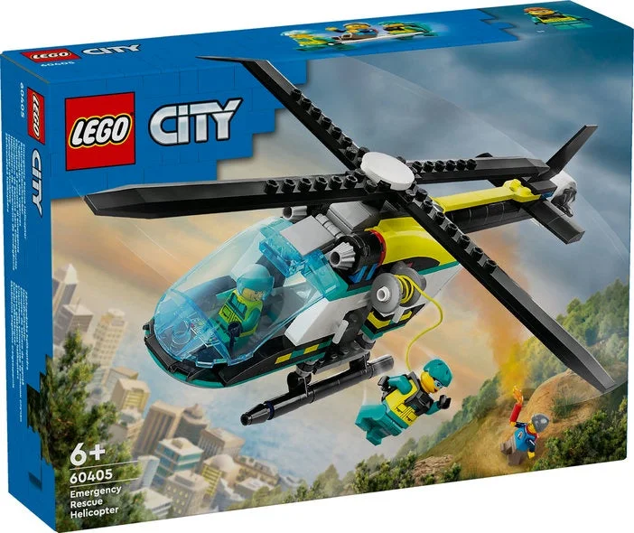 Family-friendly LEGO experiencesLego City - Emergency Rescue Helicopter 60405