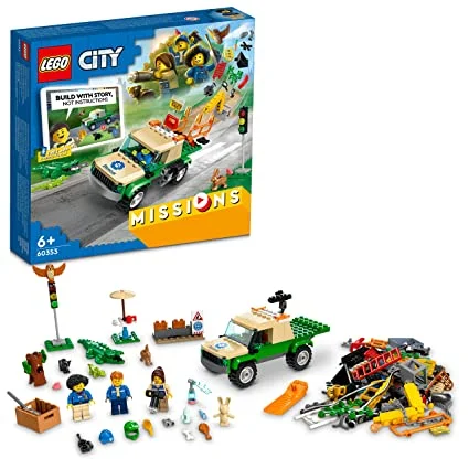 Providing a tactile learning experience LEGOLEGO City Wild Animal Rescue Missions Building Blocks Kit (60353)