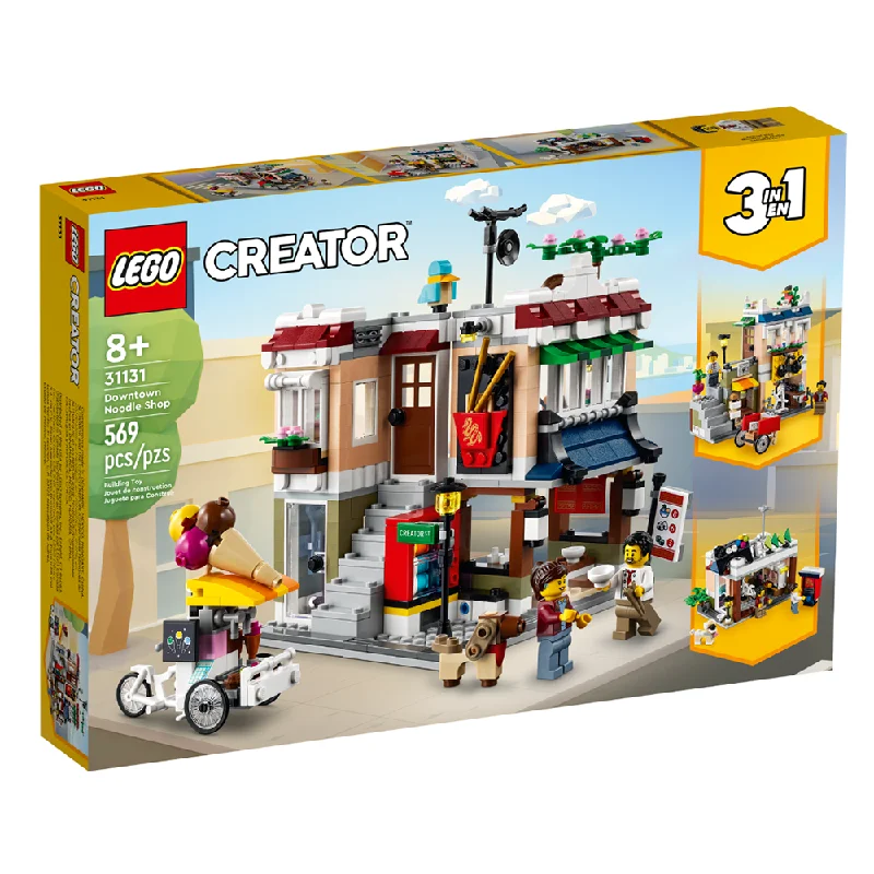 Encouraging imaginative storytelling LEGOLego Creator Downtown Noodle Shop Construction Set (3 in 1) (31131) Encouraging imaginative storytelling LEGOLego Creator Downtown Noodle Shop Construction Set (3 in 1) (31131)