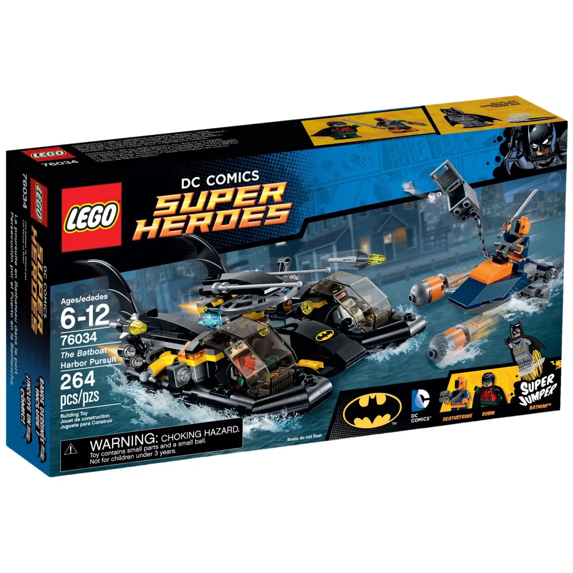 Adorable and charming LEGO charactersLEGO [DC Comics Super Heroes] - Batboat Harbour Pursuit Building Set - Batman Series (76034)