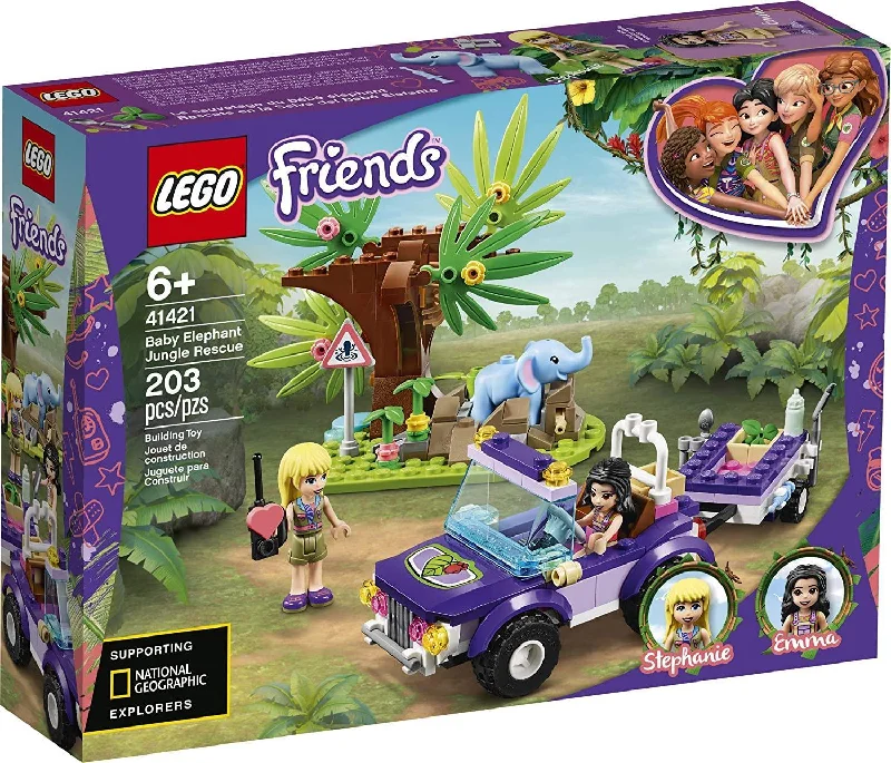 Family-friendly LEGO experiencesLEGO FRIENDS 41421 Baby Elephant Jungle Rescue Playset Family-friendly LEGO experiencesLEGO FRIENDS 41421 Baby Elephant Jungle Rescue Playset