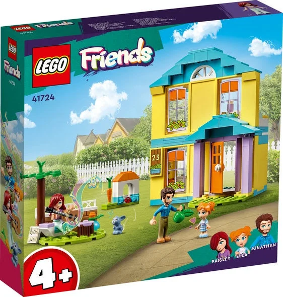 Iconic and recognizable LEGO charactersLego Friends - Paisley's House 41724