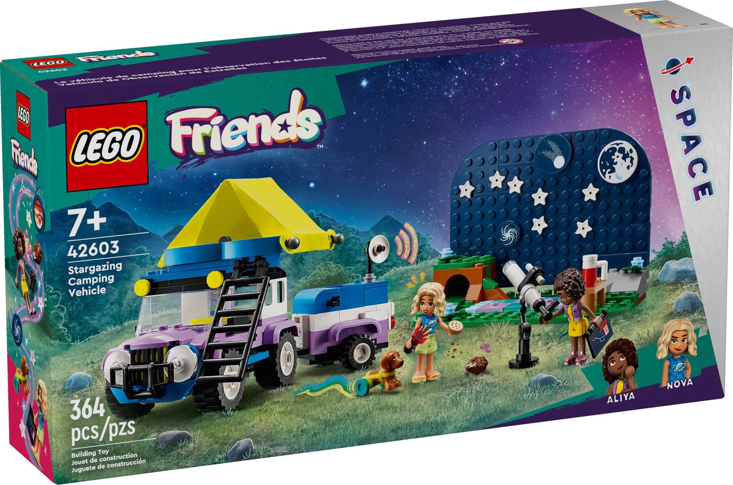 Thematically rich LEGO setsLego Friends Stargazing Camping Vehicle Toy 42603