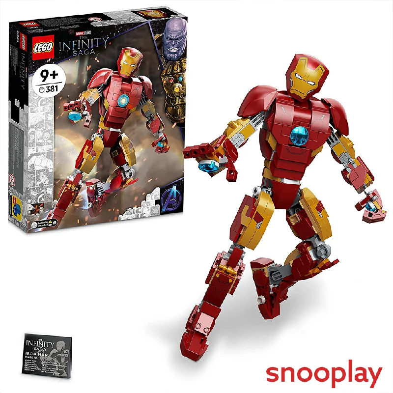 Finely detailed LEGO structuresLEGO Iron Man Figure V29 Construction Blocks Set (Battery Operated) (76206) Finely detailed LEGO structuresLEGO Iron Man Figure V29 Construction Blocks Set (Battery Operated) (76206)