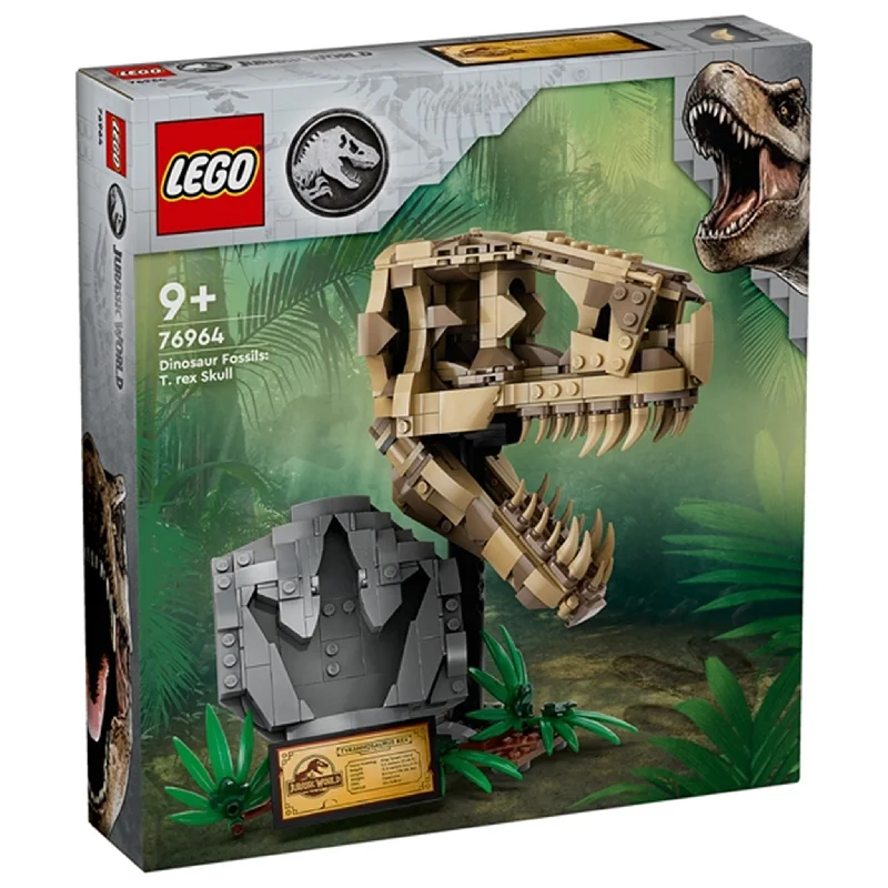 Iconic and recognizable LEGO charactersLEGO® Jurassic World™ Dinosaurfossiler: T. Rex-Kranium Iconic and recognizable LEGO charactersLEGO® Jurassic World™ Dinosaurfossiler: T. Rex-Kranium