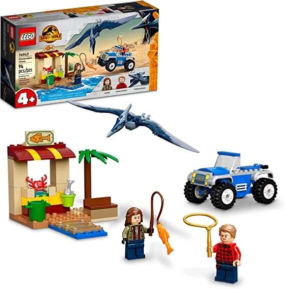 Finely detailed LEGO structuresLEGO Jurassic World - Pteranodon Chase 76943