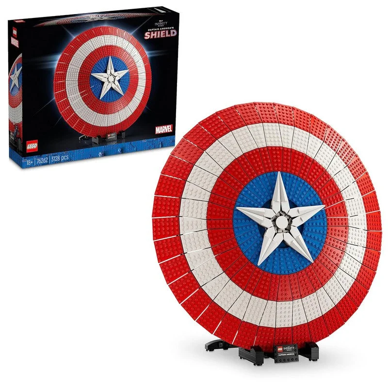 Promoting social skills LEGO playLEGO Marvel Captain America’s Shield 76262 Building Kit (3,128 Pieces) -  (COD Not Available)