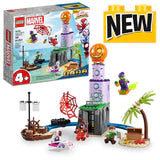 Environmentally friendly LEGO materialsLego Marvel Spidey and friends Green Goblin lighthouse 10790
