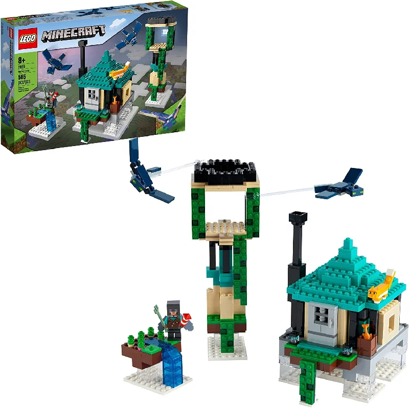 Customizable and personalized LEGO optionsLEGO Minecraft The Sky Tower 21173 Fun Floating Islands Building Kit Toy with a Pilot, 2 Flying Phantoms and a Cat (565 Pieces) Customizable and personalized LEGO optionsLEGO Minecraft The Sky Tower 21173 Fun Floating Islands Building Kit Toy with a Pilot, 2 Flying Phantoms and a Cat (565 Pieces)