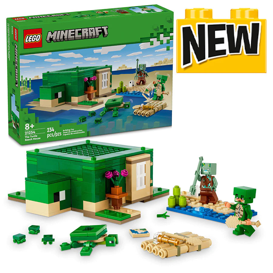 Timeless and classic LEGO toysLego Minecraft® The Turtle Beach House Model 21254