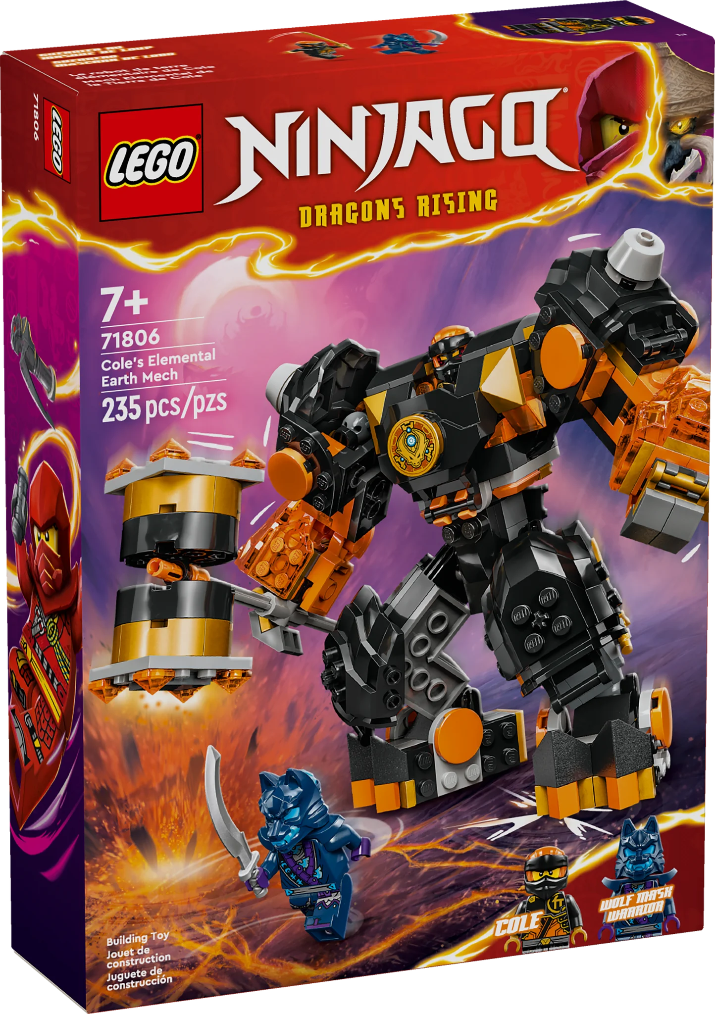 Promoting fine art skills LEGO modelsLego NINJAGO® Cole’s Elemental Earth Mech Toy 71806 Promoting fine art skills LEGO modelsLego NINJAGO® Cole’s Elemental Earth Mech Toy 71806