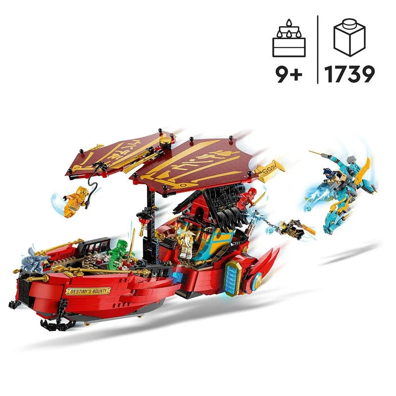 Facilitating collaborative play LEGOLEGO NINJAGO Destiny’s Bounty – Race Against Time 71797 Building Toy Set (1,739 Pcs) - (COD Not Available) Facilitating collaborative play LEGOLEGO NINJAGO Destiny’s Bounty – Race Against Time 71797 Building Toy Set (1,739 Pcs) - (COD Not Available)