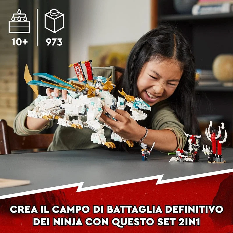 Enhancing problem-solving skills LEGOLEGO Ninjago Zane'S Ice Dragon Creature 71786 Building Toy Set (973 Pieces) - (COD Not Available) Enhancing problem-solving skills LEGOLEGO Ninjago Zane'S Ice Dragon Creature 71786 Building Toy Set (973 Pieces) - (COD Not Available)